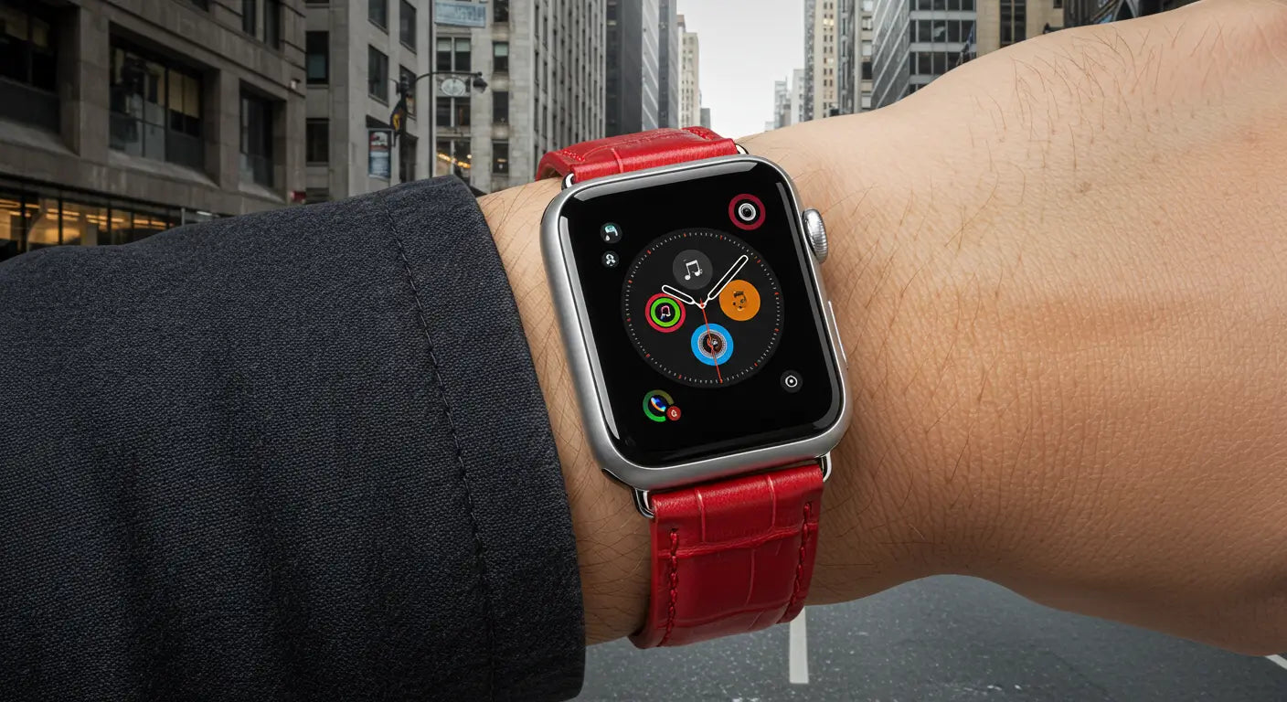 Stylish Ways to Wear an Apple Watch with an Alligator Leather Strap