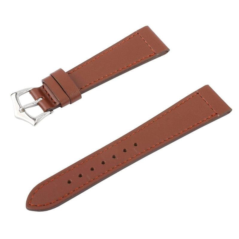 Brown Calfskin Leather Watch Strap - Milano Straps