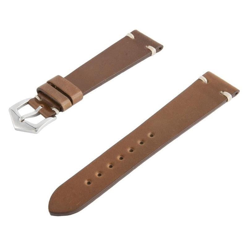 Brown Cordovan Leather Watch Strap - Milano Straps