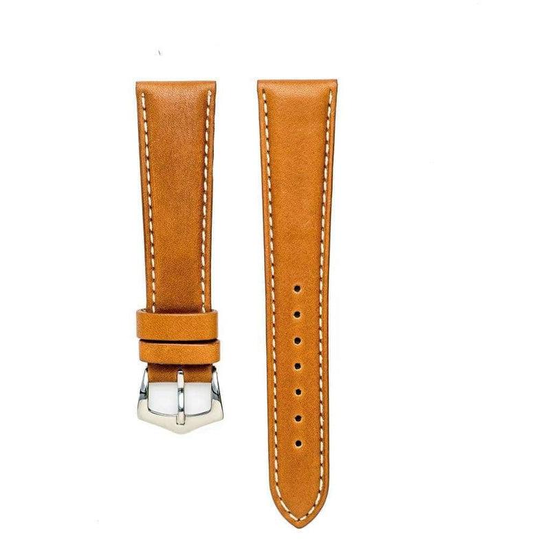 Cognac Barenia Leather Watch Strap - Milano Straps
