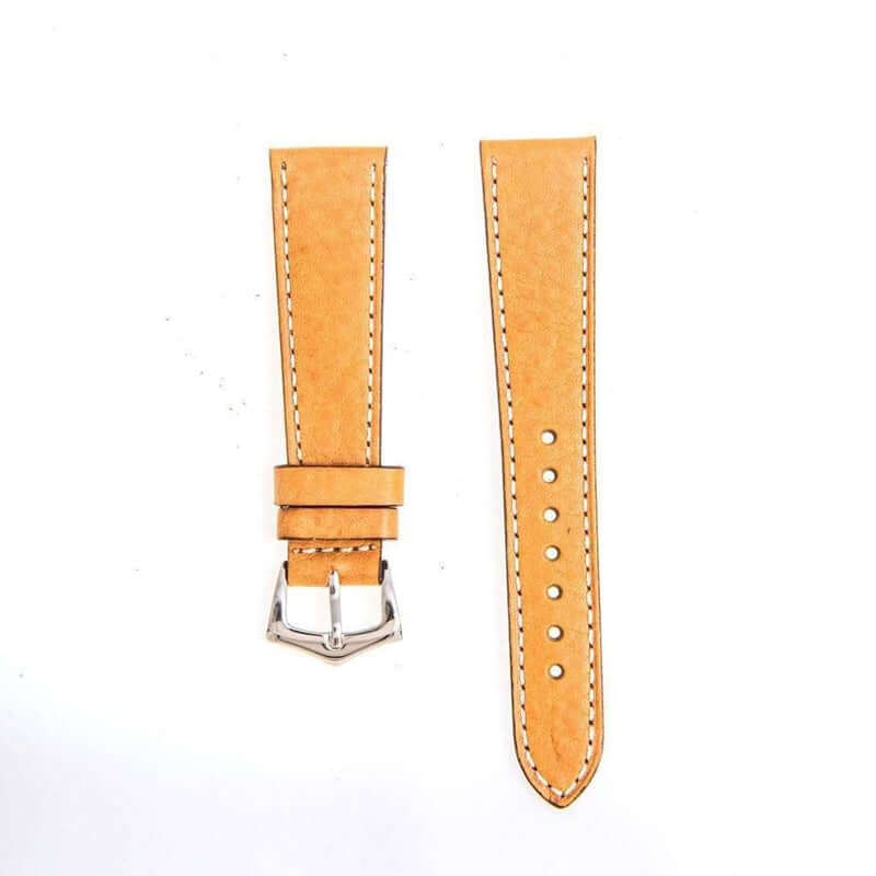 Cognac Leather Watch Strap - Leather strap- Milano Straps