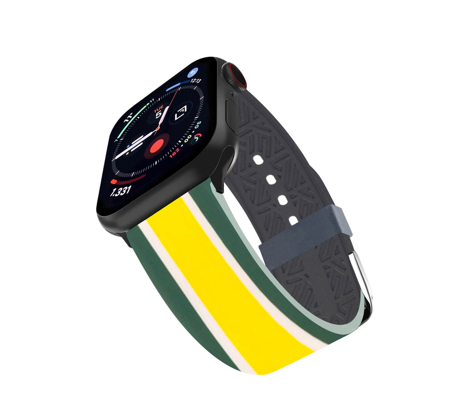 Eco-Flex Watch Band for Any Smartwatch- Yellow color-Bio Rubber Strap-Milano Straps-Watch Bands