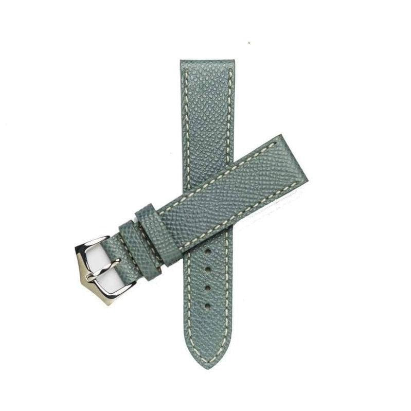 Grey Epsom Leather Watch Strap - Leather strap- Milano Straps