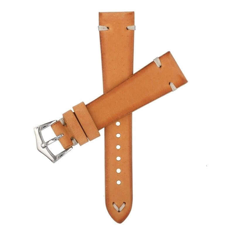 Natural Leather Vintage Watch Strap - Leather strap- Milano Straps