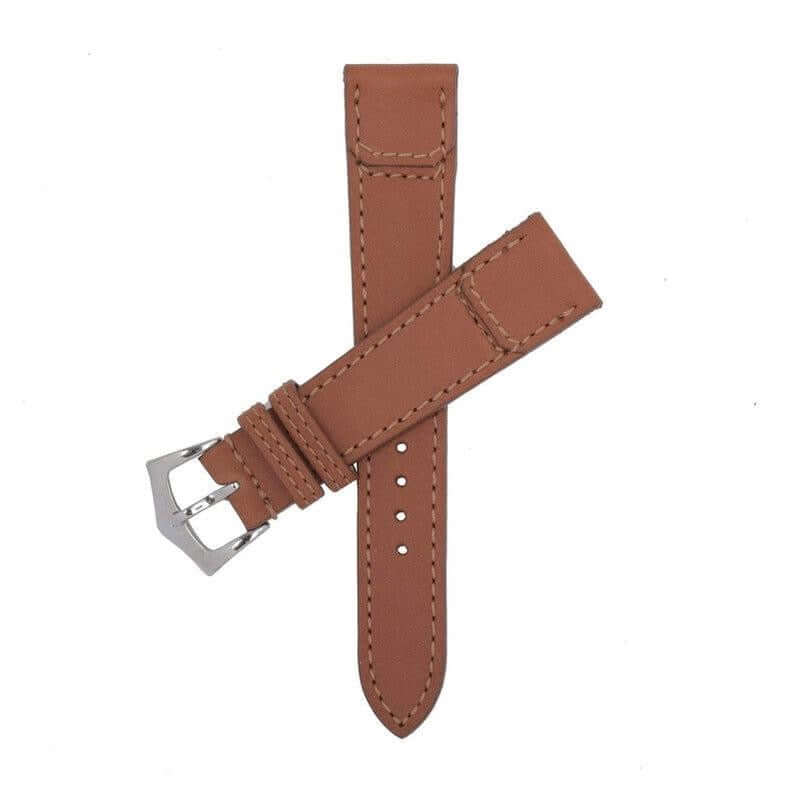 Best Cognac  Barenia Leather Watch Strap - Leather strap- Milano Straps