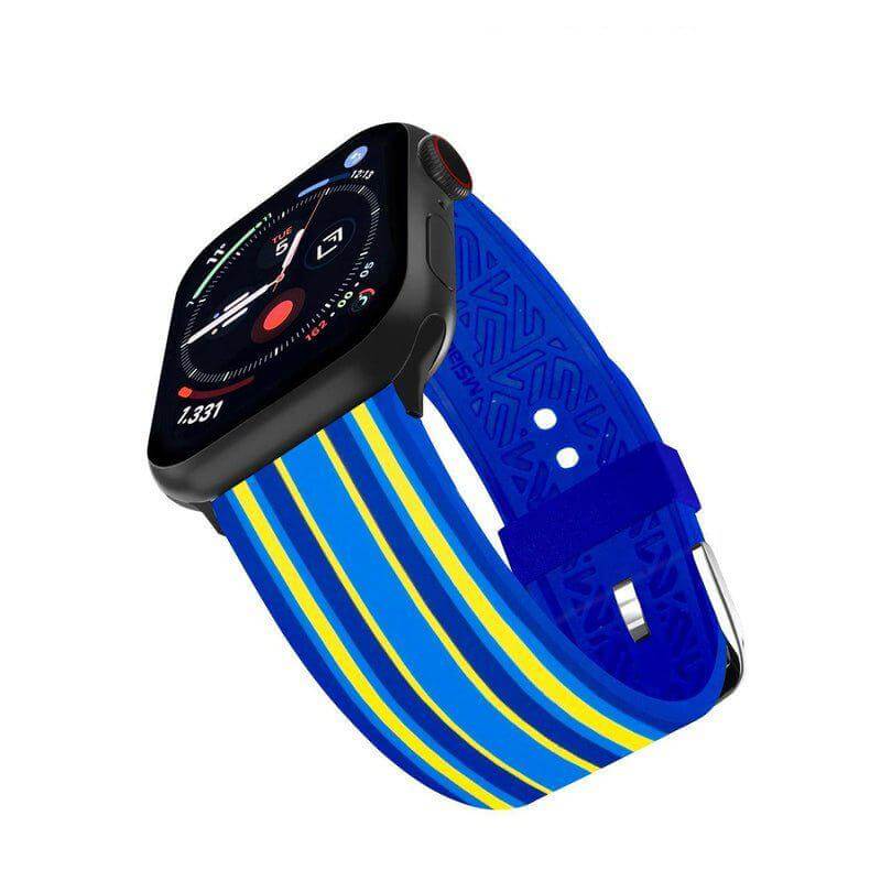 Eco-Flex Watch Band for Any Smartwatch - Blue - Bio Rubber Strap- Milano Straps