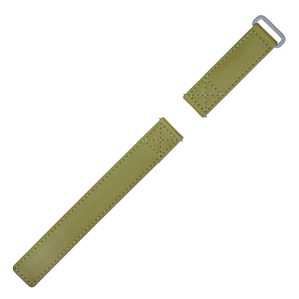 Green Velcro® Watch Band 20mm - Velco® watch bands- Milano Straps