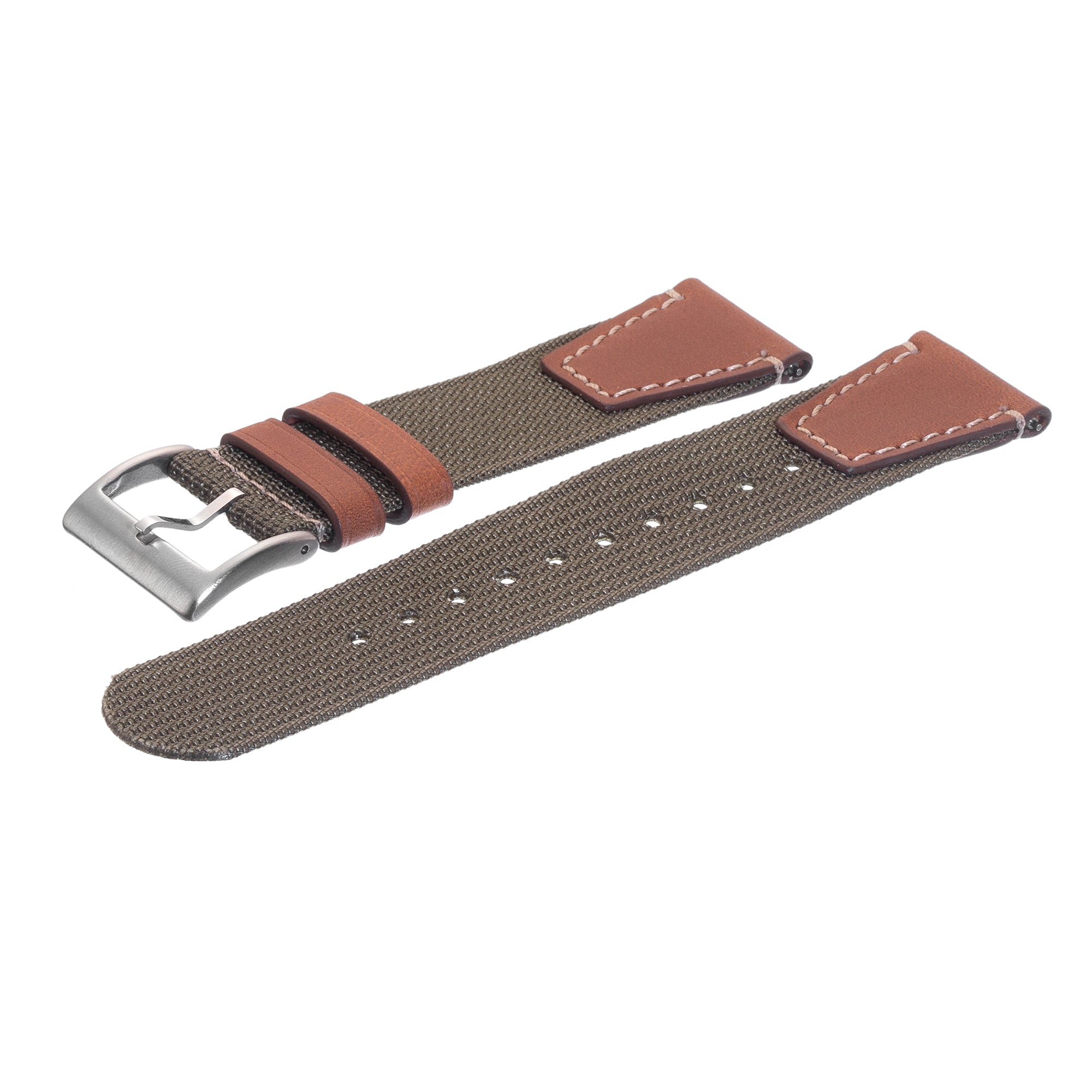 Military Green Two Piece Strap - Milano Straps - #Watch Bands#