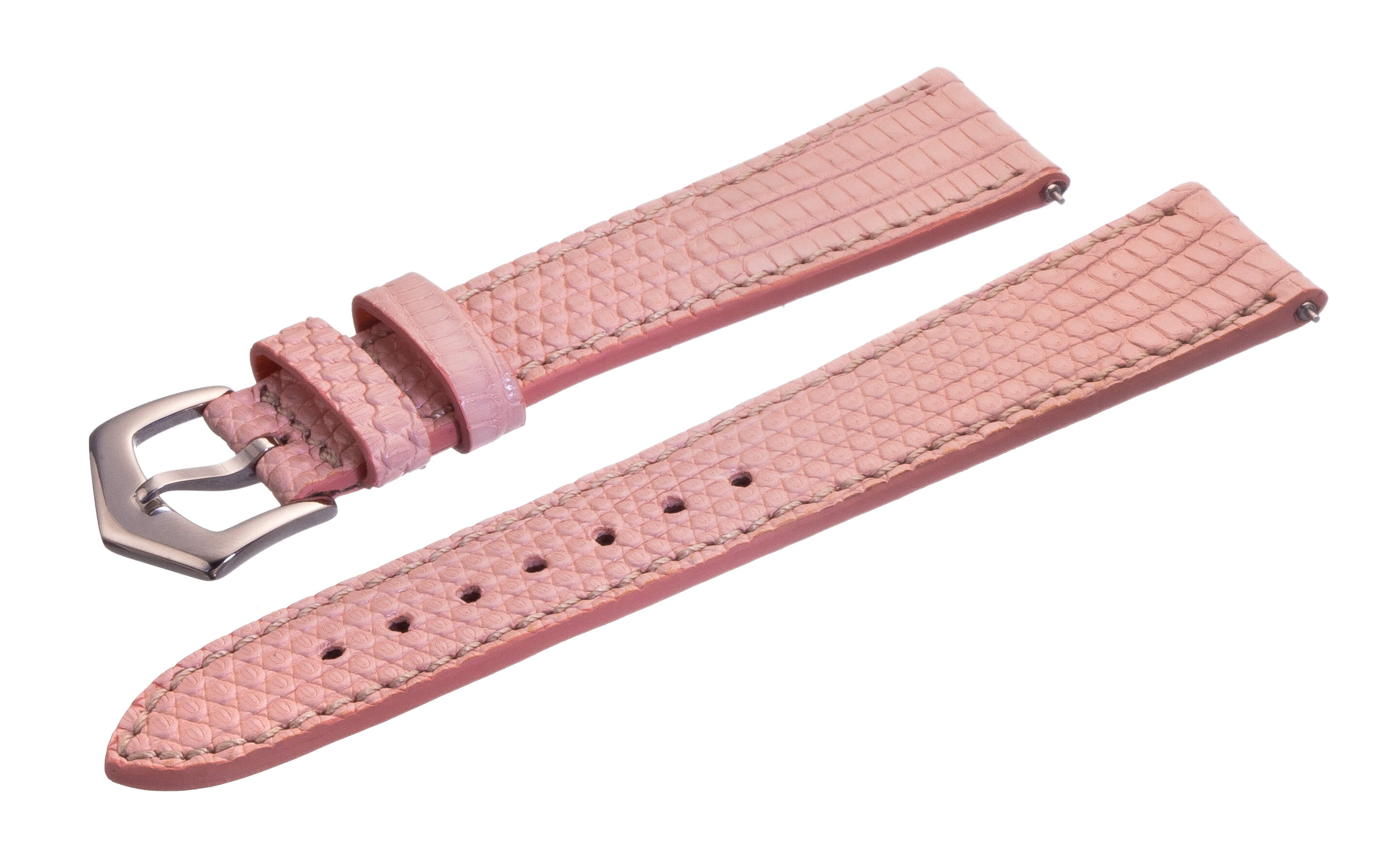 Pink Lizard Watch Strap - Milano Straps